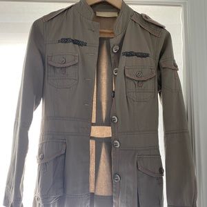 Gently used cute utility jacket size small.
